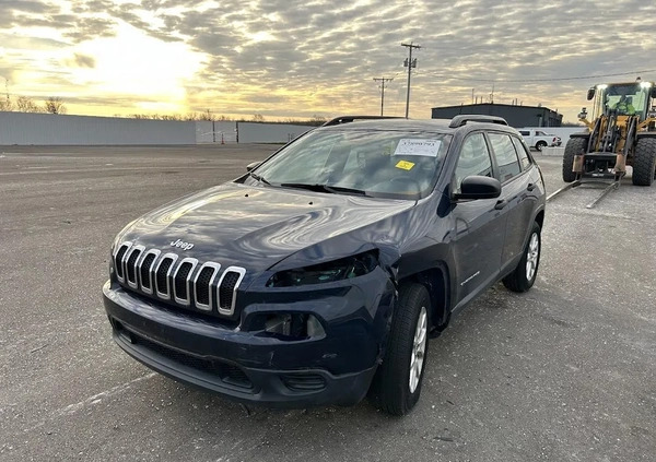 Jeep Cherokee cena 56900 przebieg: 180028, rok produkcji 2015 z Chojnice małe 232